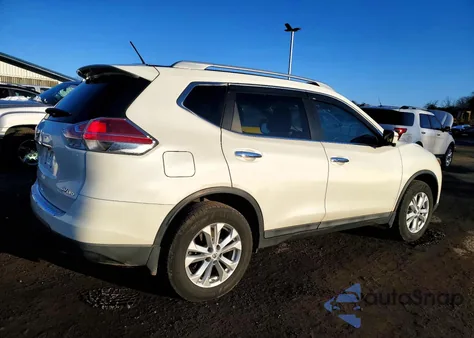 2015 Nissan Rogue S из США, поврежденный, VIN 5N1AT2MV2FC763315